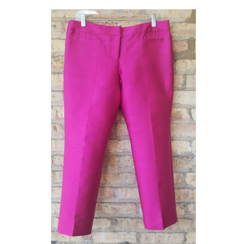 Fuschia Crop Pants